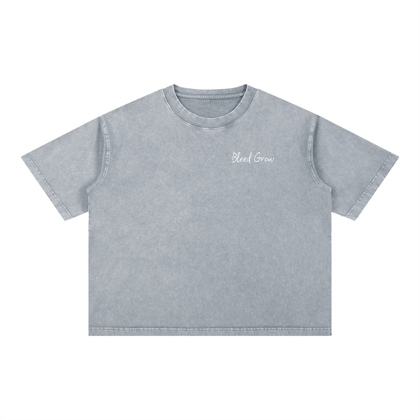 Bleed Grow Mineral Wash Boxy Core Cotton T-Shirt