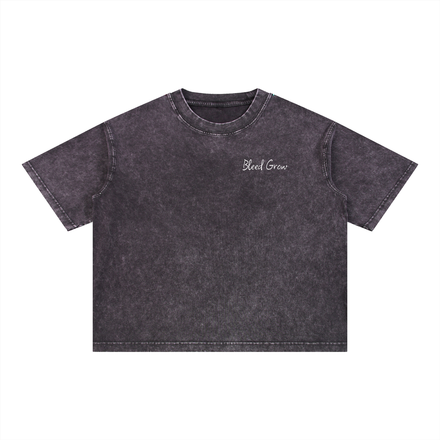 Bleed Grow Mineral Wash Boxy Core Cotton T-Shirt