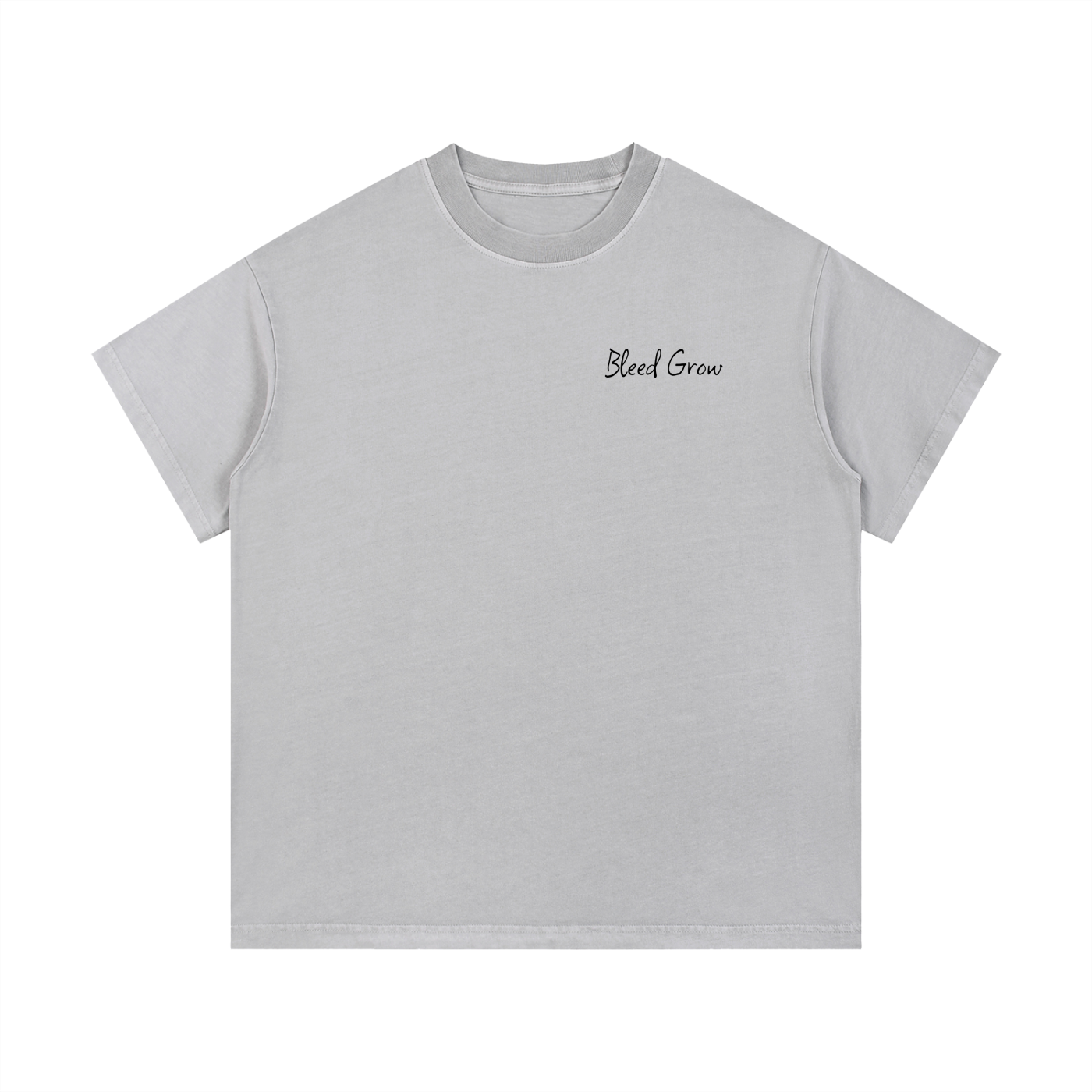 Vintage Wash Cotton Bleed Grow Spine T-Shirt