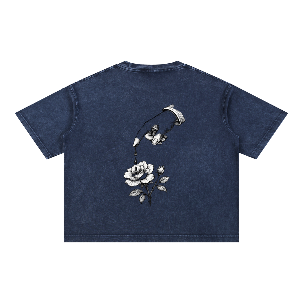 Bleed Grow Mineral Wash Boxy Core Cotton T-Shirt