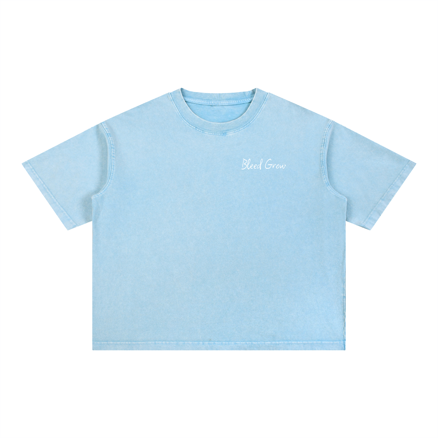 Bleed Grow Mineral Wash Boxy Core Cotton T-Shirt