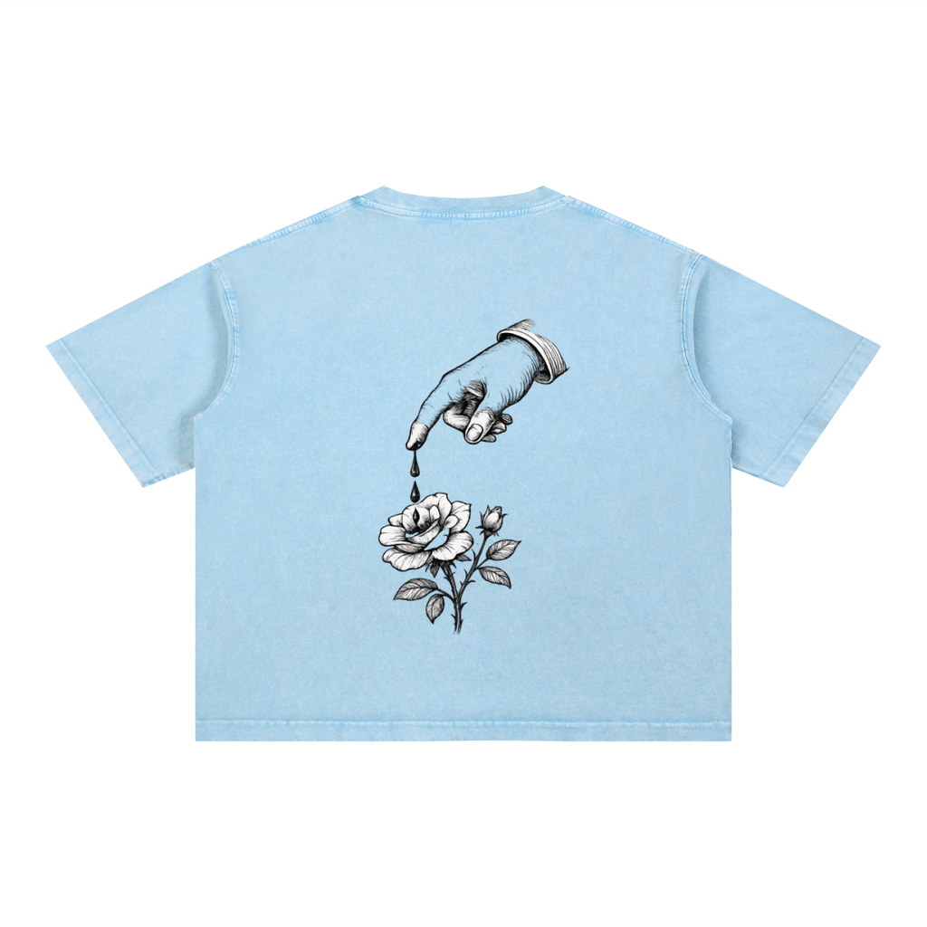 Bleed Grow Mineral Wash Boxy Core Cotton T-Shirt
