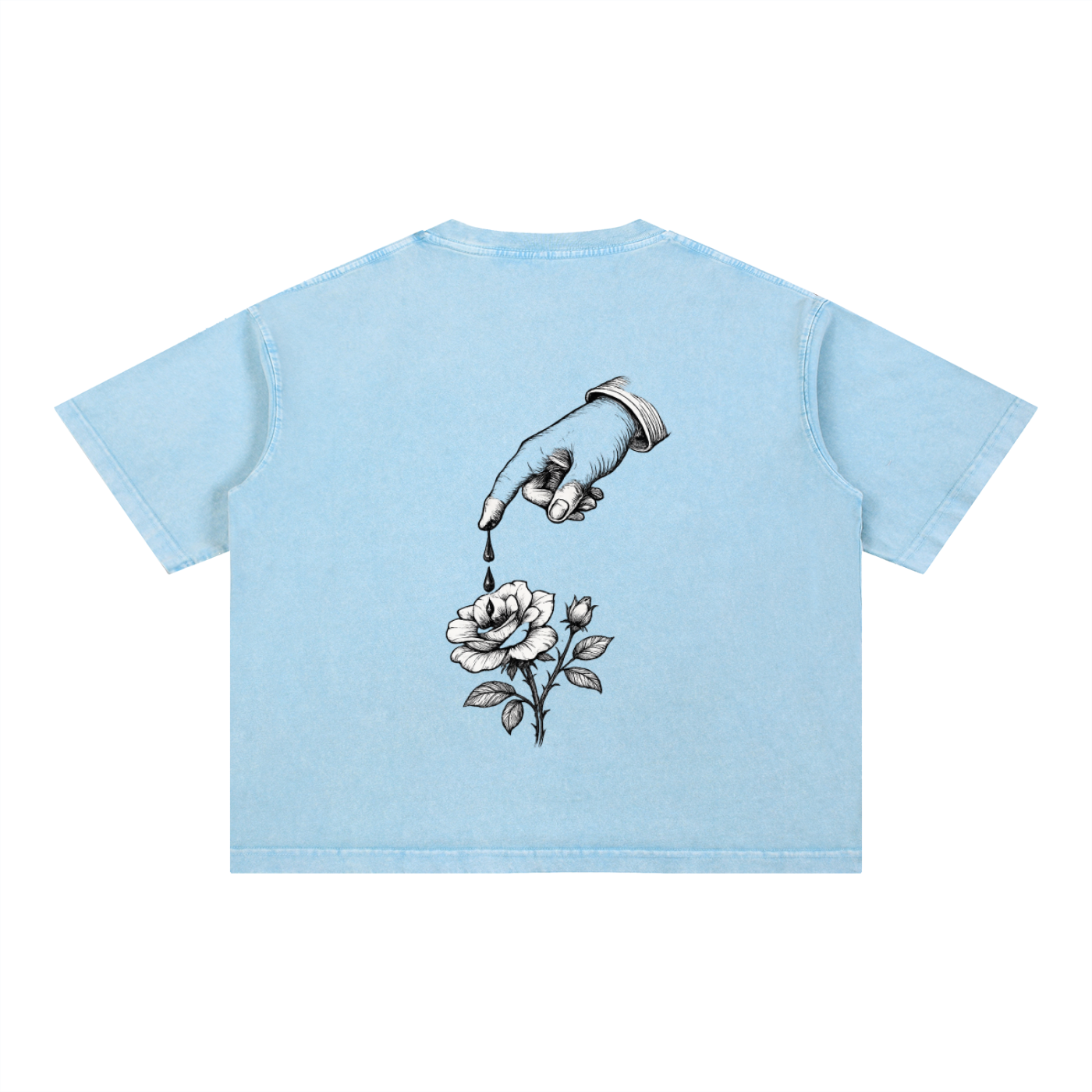 Bleed Grow Mineral Wash Boxy Core Cotton T-Shirt