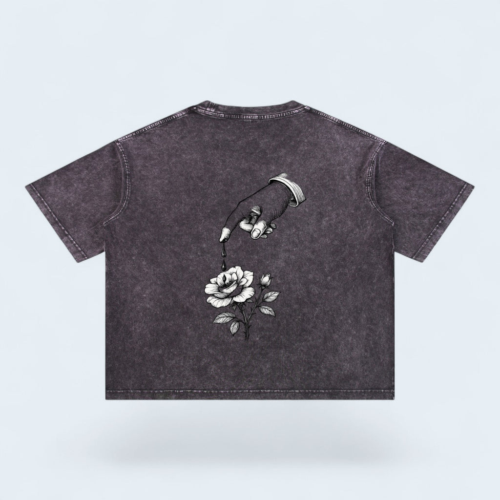 Bleed Grow Mineral Wash Boxy Core Cotton T-Shirt
