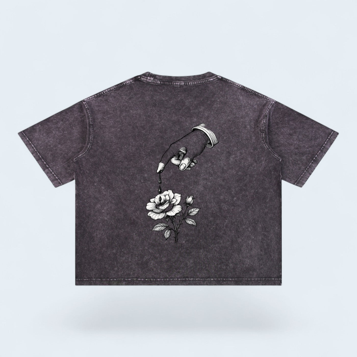 Bleed Grow Mineral Wash Boxy Core Cotton T-Shirt