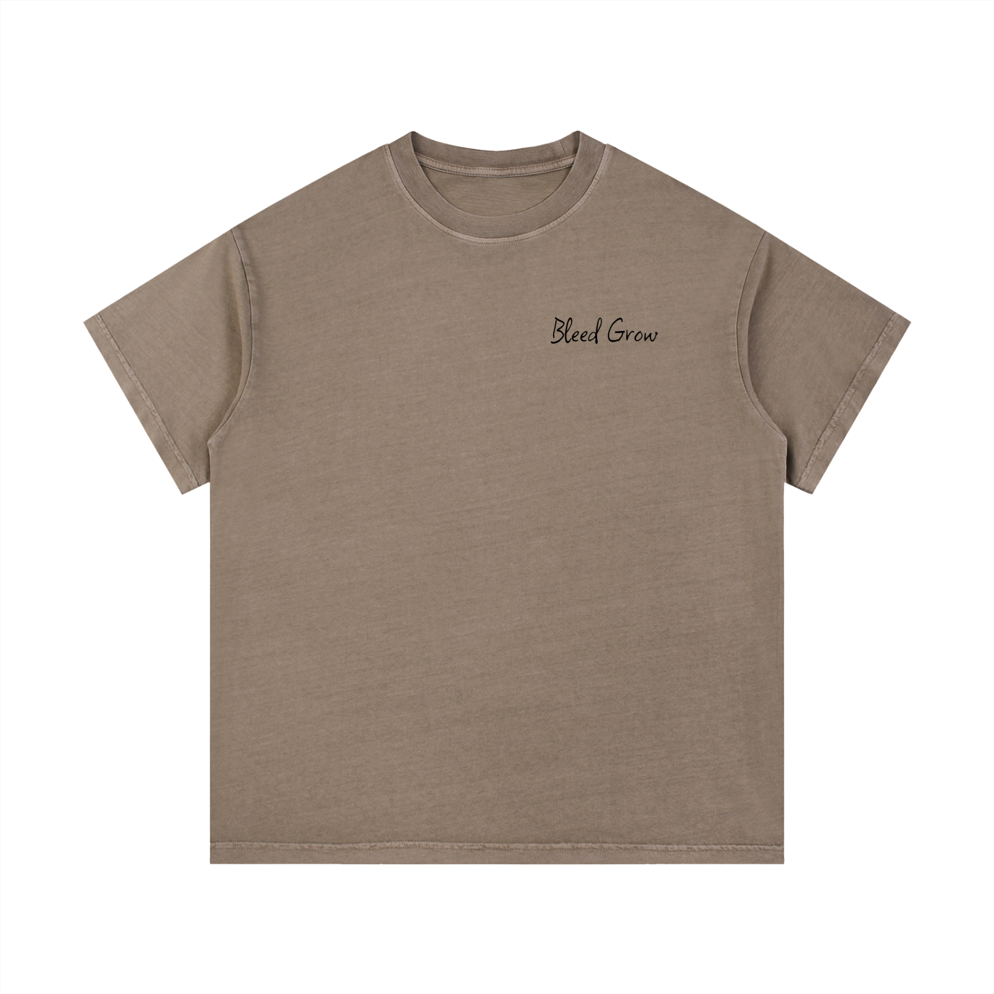 Vintage Wash Cotton Bleed Grow Spine T-Shirt