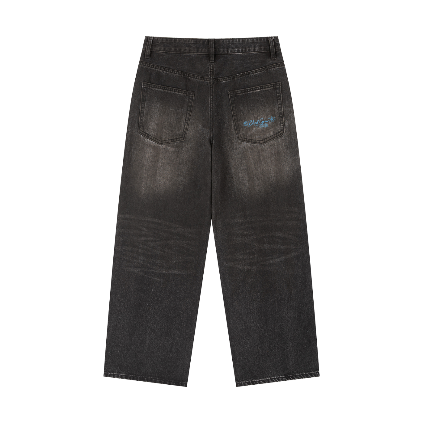Vintage Wash Heavyweight Bleed Grow Denim Jeans