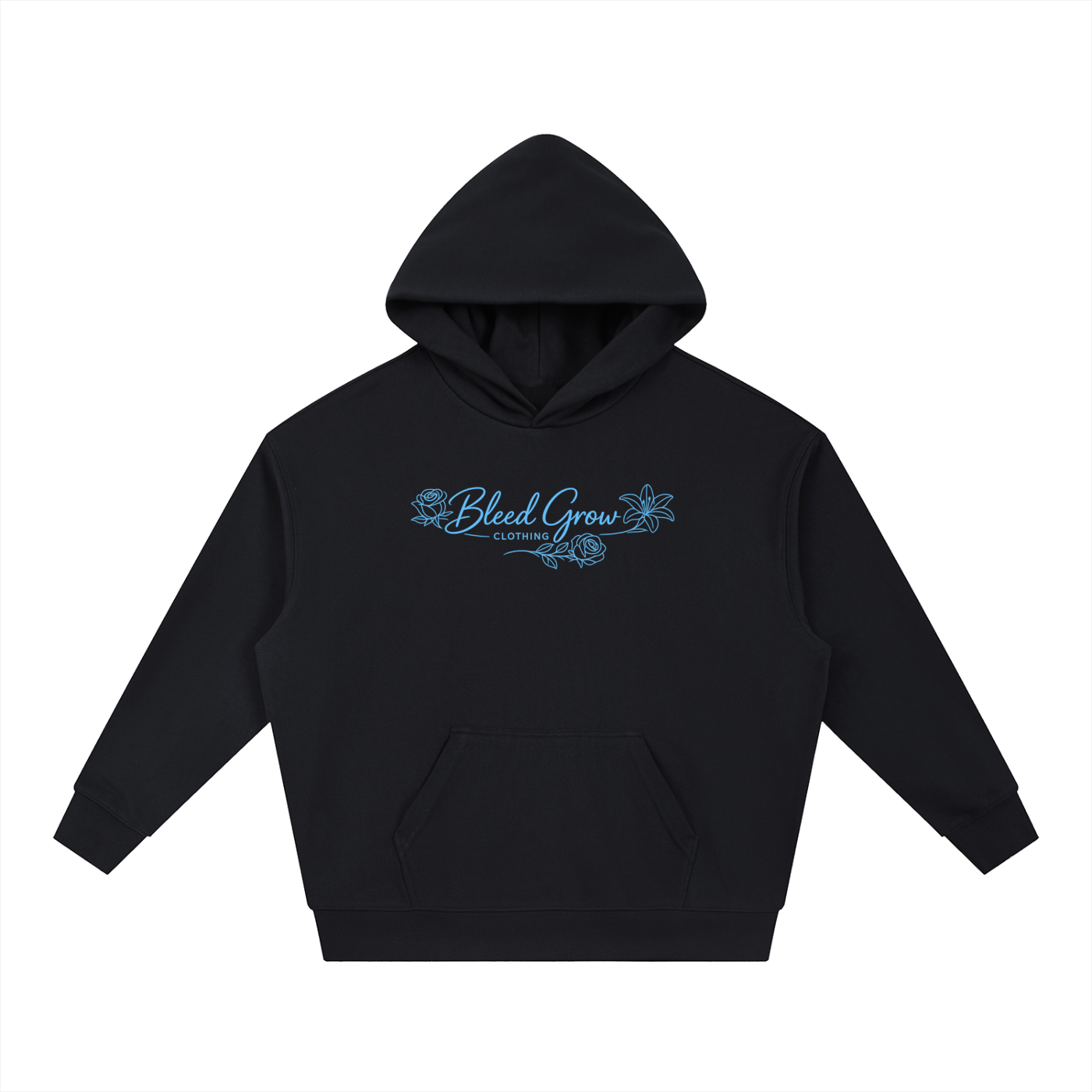 Bleed Grow Boxy Heavyweight Drop-Shoulder Hoodie