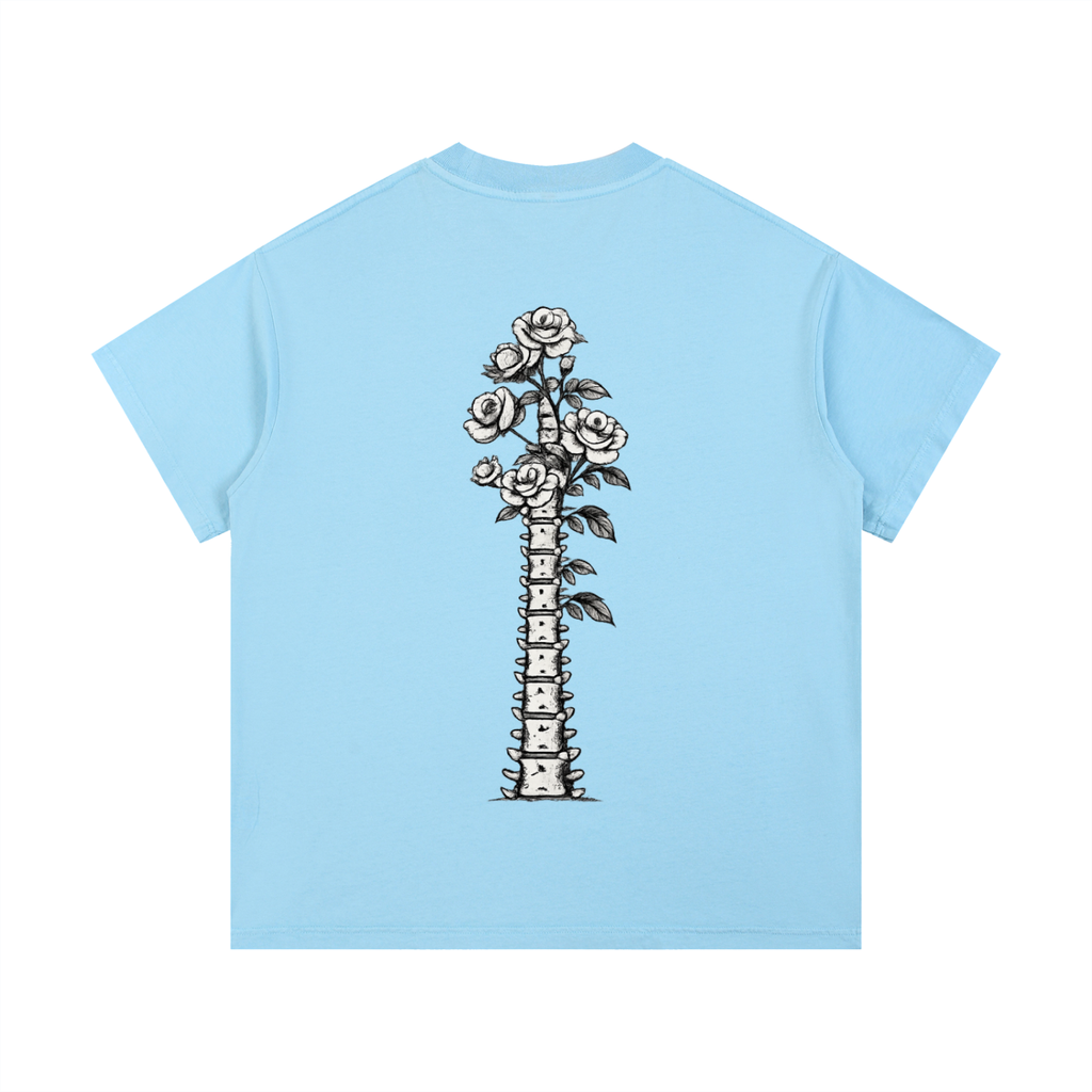 Vintage Wash Cotton Bleed Grow Spine T-Shirt