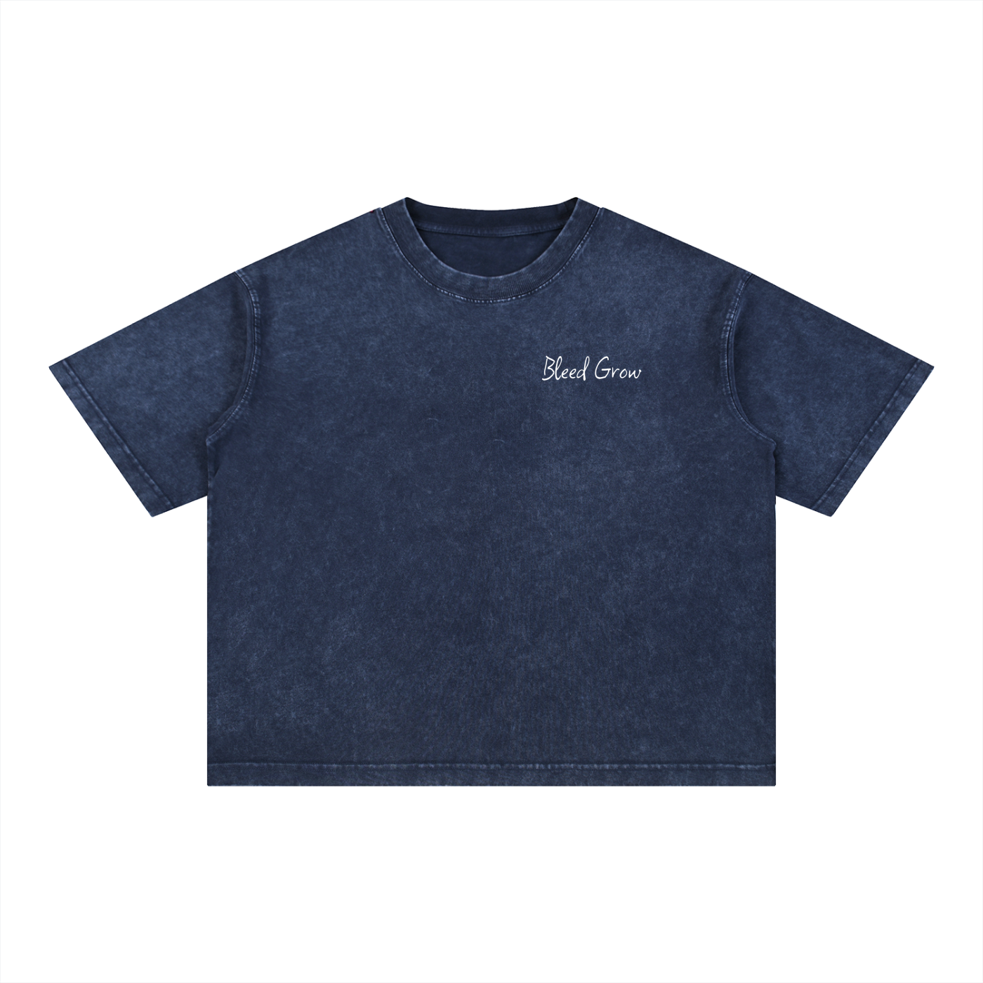 Bleed Grow Mineral Wash Boxy Core Cotton T-Shirt