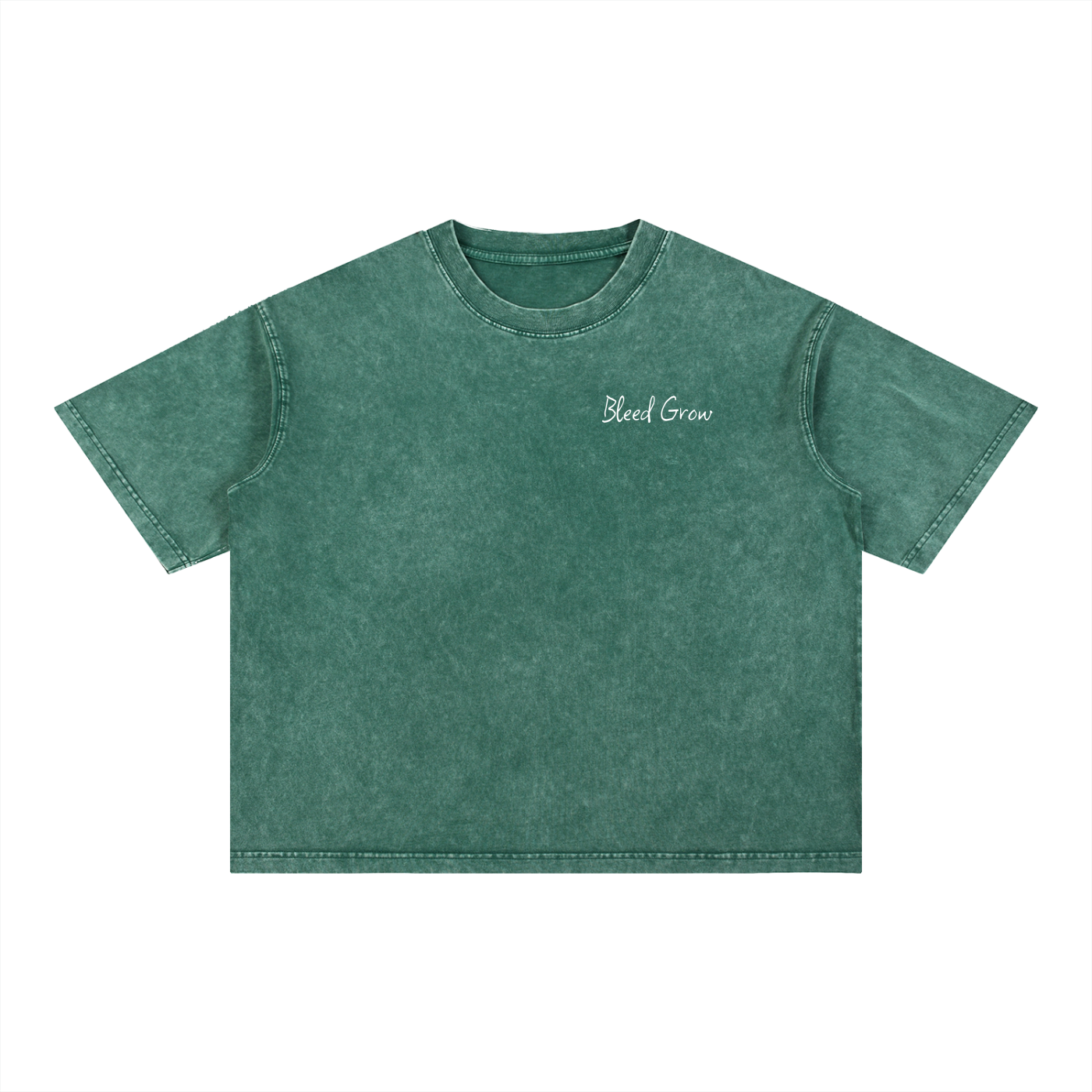 Bleed Grow Mineral Wash Boxy Core Cotton T-Shirt
